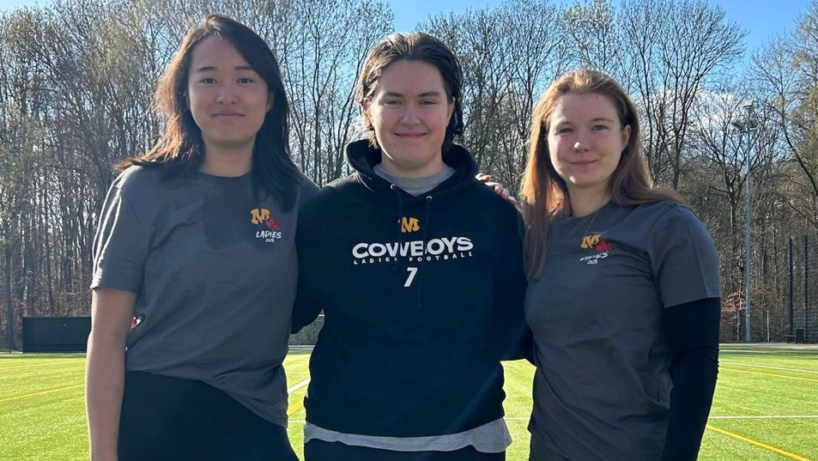 Munich Cowboys Ladies bei der Talentsichtung der Frauen-Nationalmannschaft