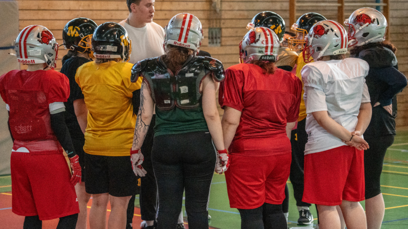 Premiere in der Vereinsgeschichte: Spielgemeinschaft der Munich Cowboys Ladies mit den Fursty Razorbacks Ladies