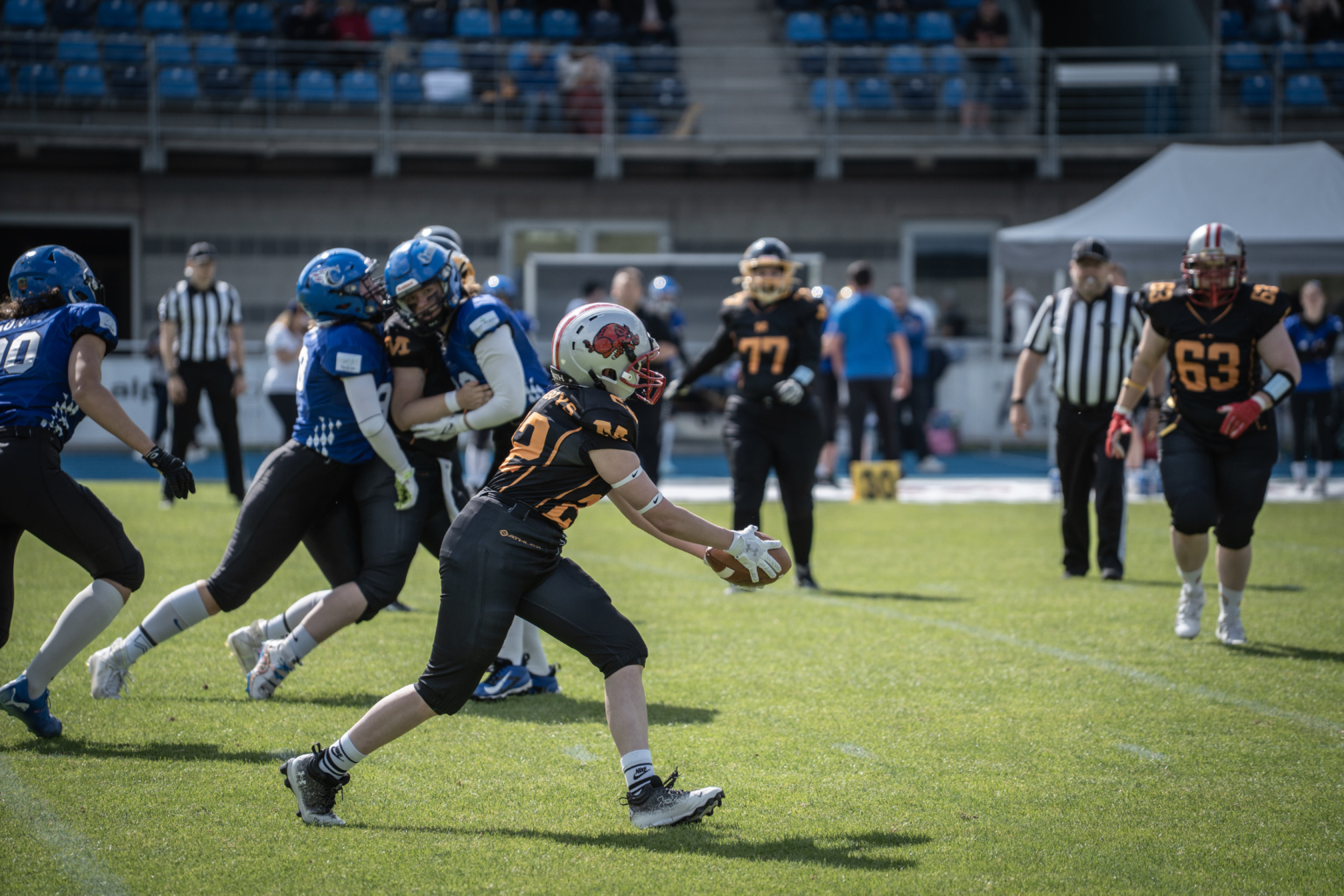 Am 25. Mai trifft die SG Cowboys/Razorbacks auswärts auf die Dachau Thunder Ladies.