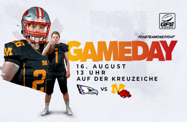 SG Cowboys/Razorbacks Ladies bestreiten am 16.08. ihr letztes Auswärtsspiel gegen Tabellenführer Reutlingen Eagles Ladies.