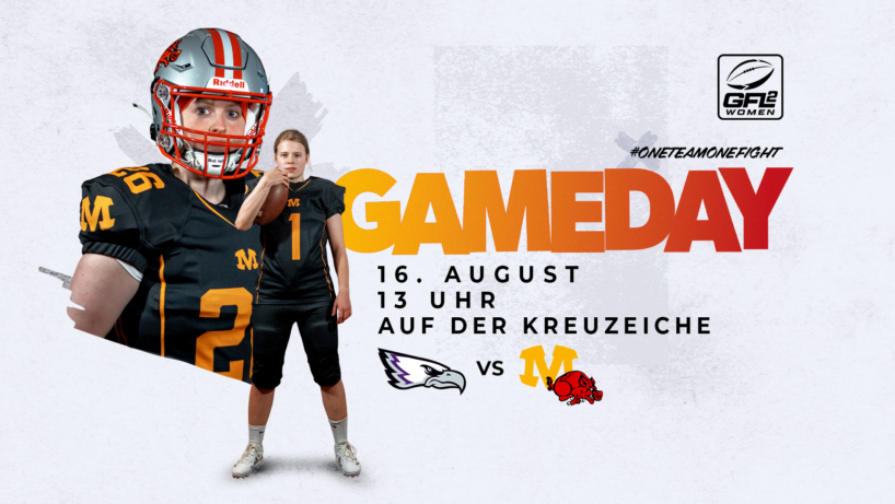 SG Cowboys/Razorbacks Ladies bestreiten am 16.08. ihr letztes Auswärtsspiel gegen Tabellenführer Reutlingen Eagles Ladies.