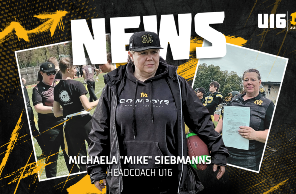 Michaela "Mike" Siebmanns - Headcoach U16 Munich Cowboys Juniors