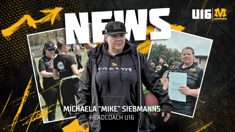 Michaela "Mike" Siebmanns - Headcoach U16 Munich Cowboys Juniors