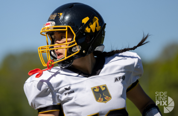Mery Nguyen und Kiliane Schramm vertreten die Munich Cowboys Ladies in der Vorbereitung auf das EM-Spiel gegen Großbritannien.