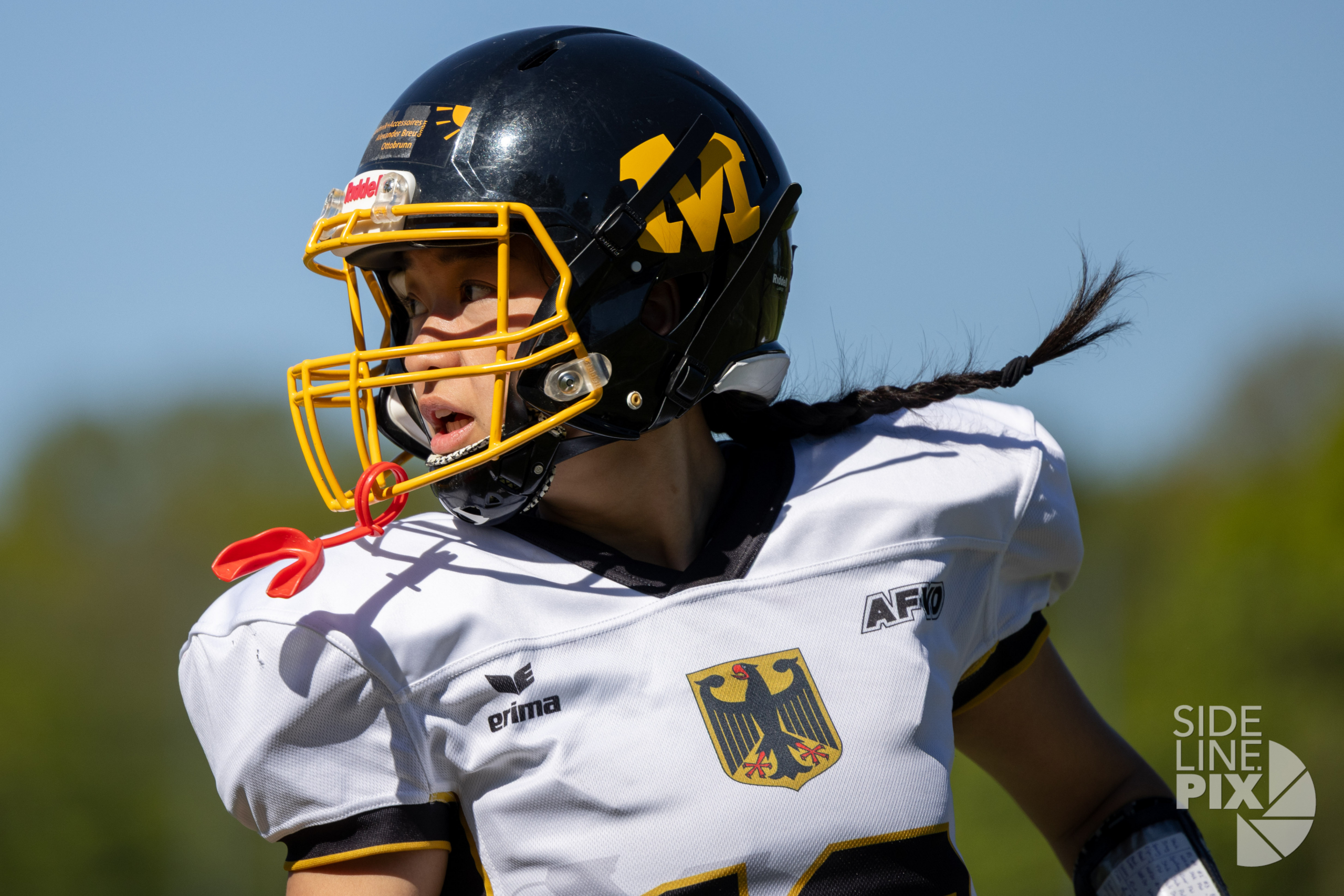 Mery Nguyen und Kiliane Schramm vertreten die Munich Cowboys Ladies in der Vorbereitung auf das EM-Spiel gegen Großbritannien.
