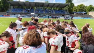 Eine kämpferische Leistung reichte im Rückspiel gegen die Allgäu Comets nicht zum Erfolg. Nach der 42:14-Niederlage nutzt die SG Cowboys/Razorbacks die Spielpause, um sich gezielt auf das Saisonfinale vorzubereiten.