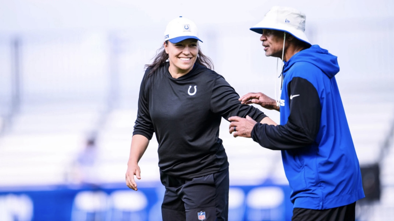 Nadine Nurasyid bei den Indianapolis Colts