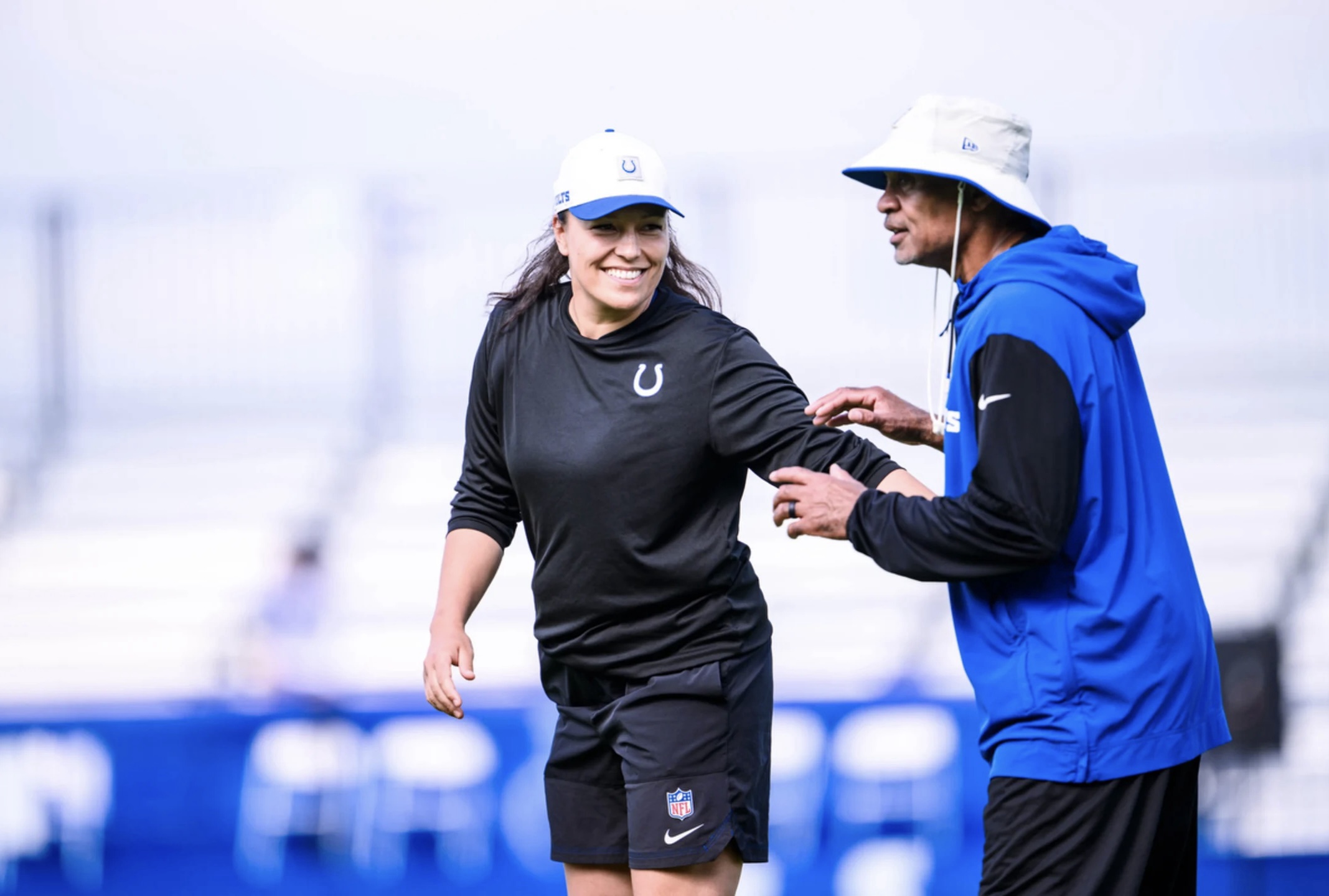 Nadine Nurasyid bei den Indianapolis Colts