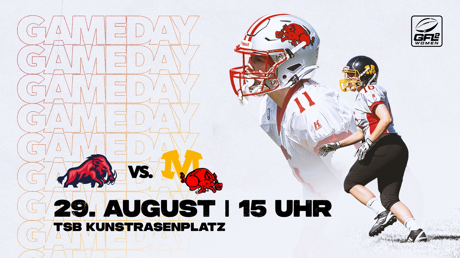 SG Cowboys/Razorbacks am 29.08.2026 gegen ifm Razorbacks Ravensburg
