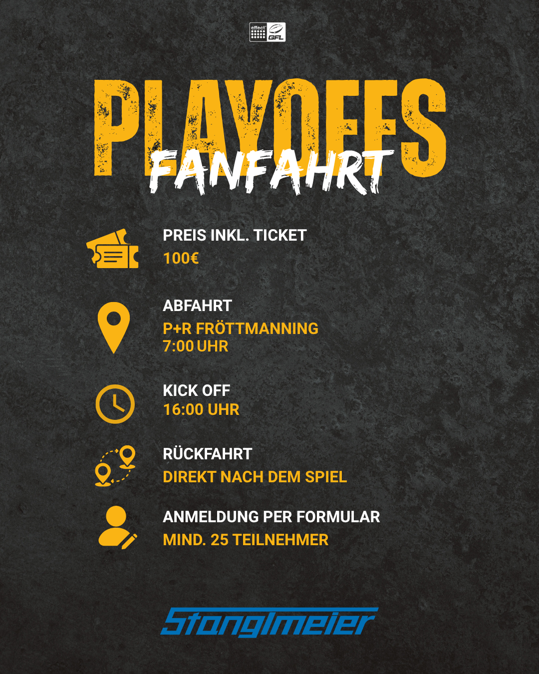 Fanfahrt Playoffs DD 12.09.2026