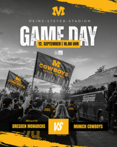 Spielankündigung Playoffs Fanbus nach DD am 12.09.2026